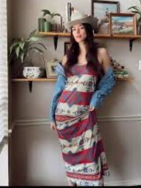 Ralph Lauren Denim & Supply Ralph Lauren Tribal Racerback Maxi Tank XS